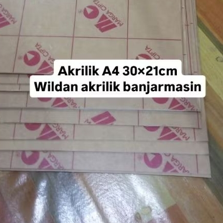 

AKRILIK BENING A4 30×21CM BANJARMASIN