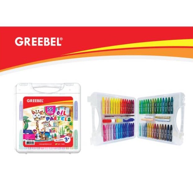 

KODE C52Z Crayon Greebel oil pastels 55 warna HALAL dan KIDS