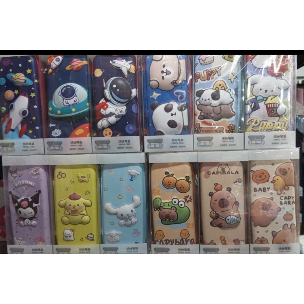

Tempat Pensil 1seri 6pcs Capybara Astronot Puppy || Kotak Pensil