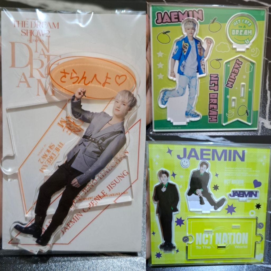 [BACA DESKRIPSI SEBELUM MEMBELI] SET ACRYLIC STAND NCT DREAM JAEMIN NCT NATION THE DREAM SHOW JAPAN 