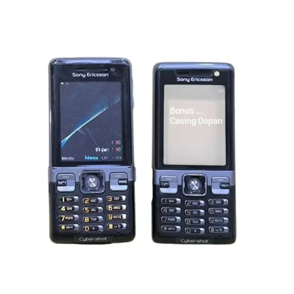 Sony Ericsson C702 Black minus sinyal, buat bahan Kanibalan - bonus Casing depan.