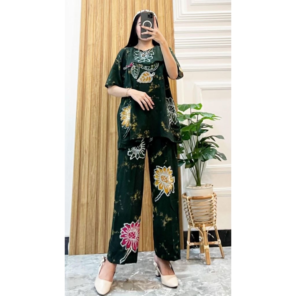 One Set Motif sunan Baju Tidur Ld 110Cm Abg