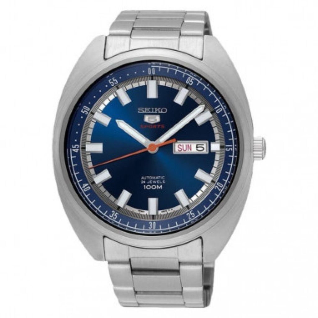 seiko 5 sports turtle blue dial srpb15 srpb15k1 jam tangan analog pria murah