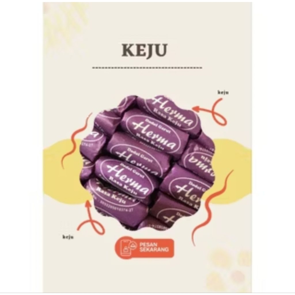 

dodol garut varian keju merek herma