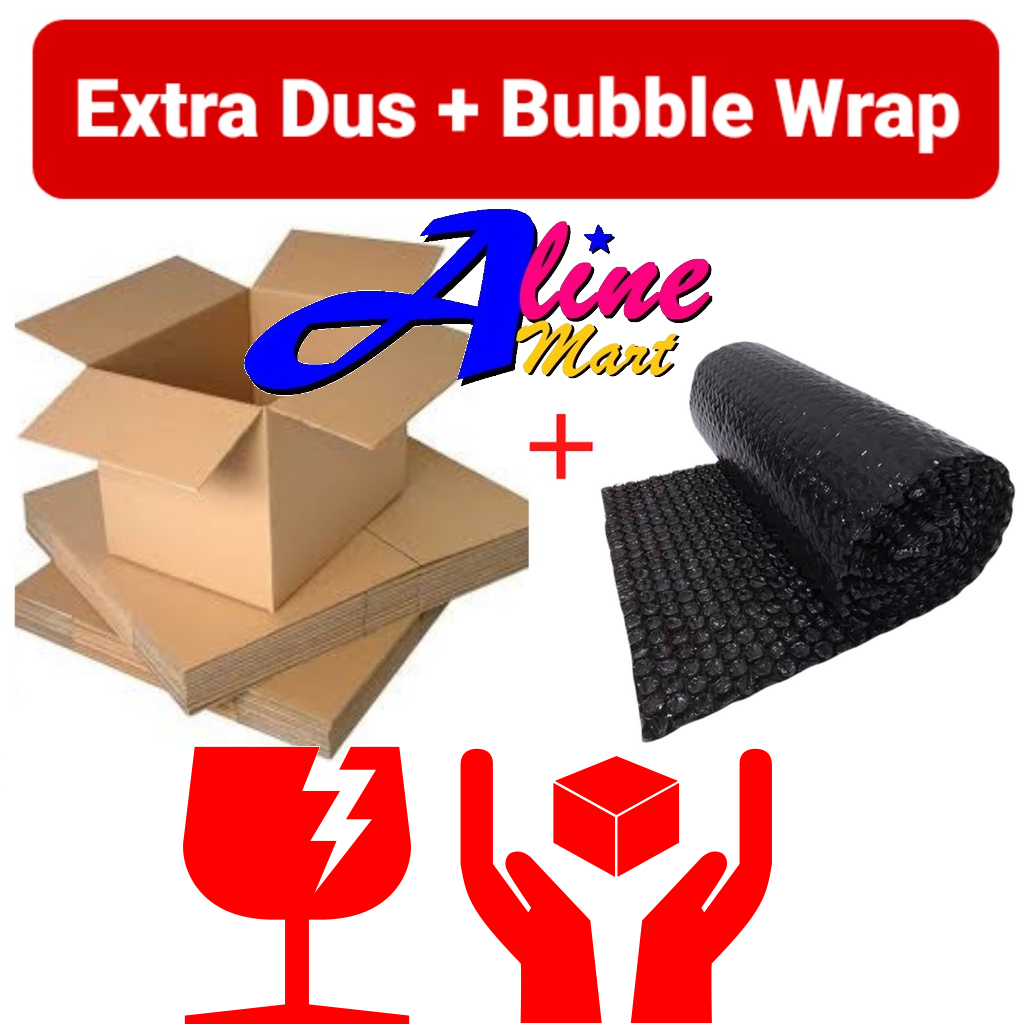 

Aline Toys Extra Tambahan Dus Dan Bubble Wrap Paket Biar Tambah Aman