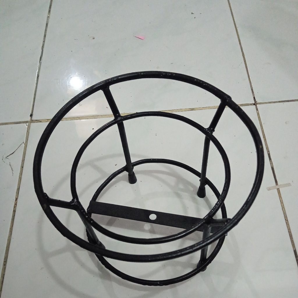 tatakan, tungku kompor semawar/rangka mawar tinggi 19cm