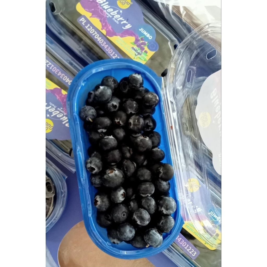 

BLUEBERRIES JUMBO GUA - GUA CINA (BERAT 200 GR)