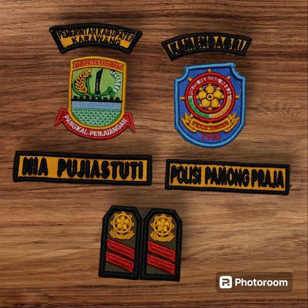 BORDIR EMBLEM PDH SATPOL PP