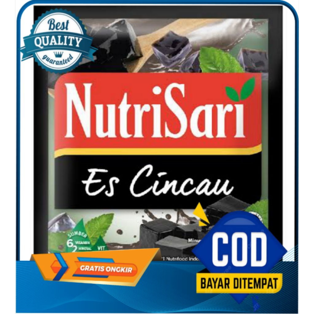 

10 PCS Nutrisari Cincau Renceng / Nutrisari Cincau Hitam / Nutrisari Cincau Bubuk / Nutrisari Cincau Hitam