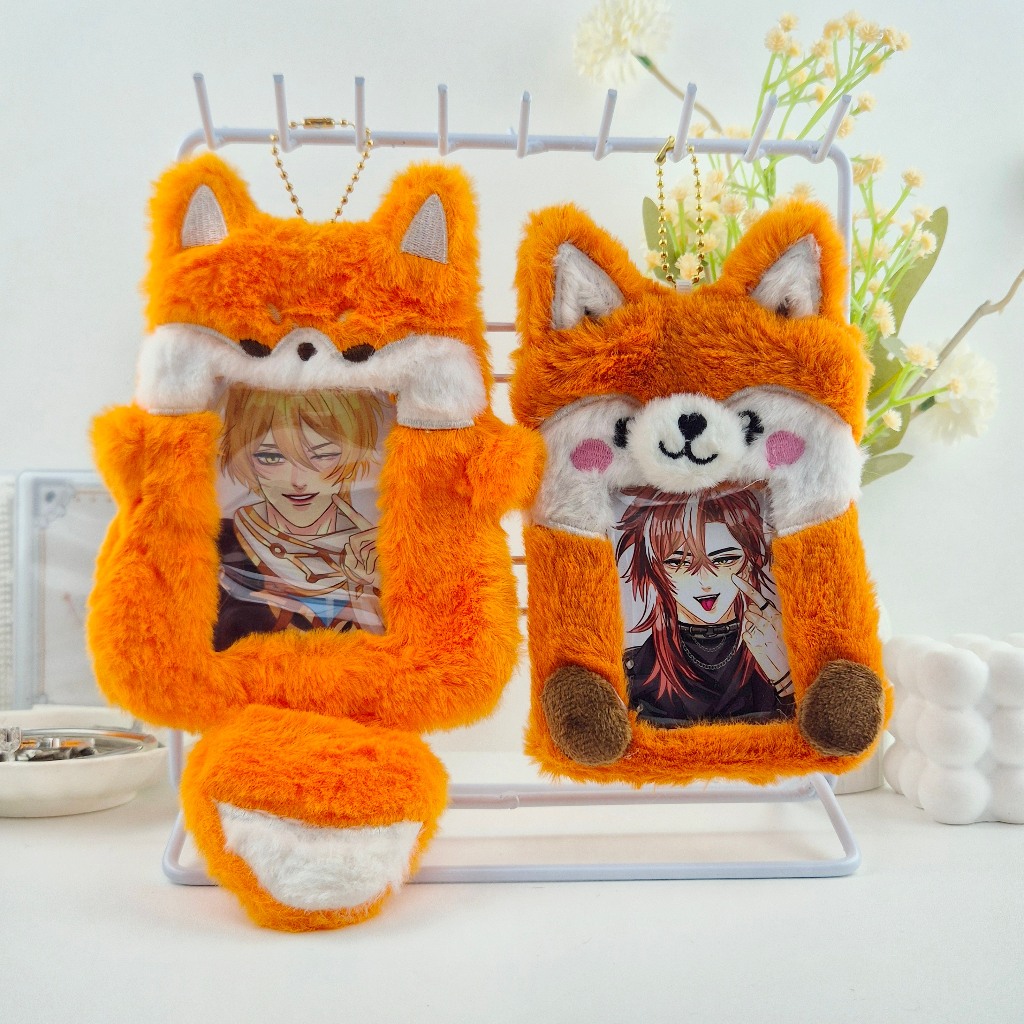 Fluffy Photocard Holder/ Card Holder Fluffy / Photocard Holder Keychain/ Gantungan Photocard
