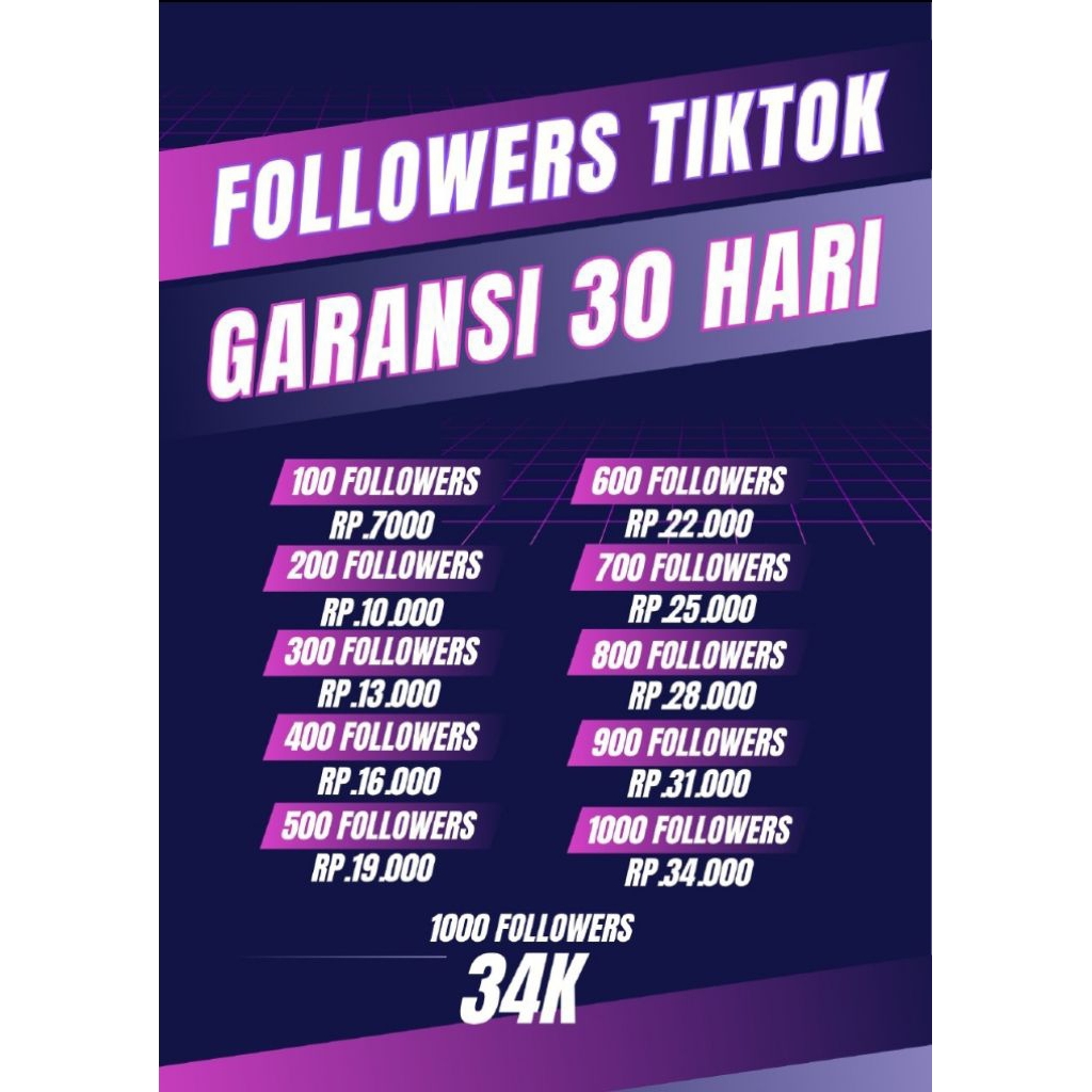Followers Tik**Tok Permanen Paling Murah