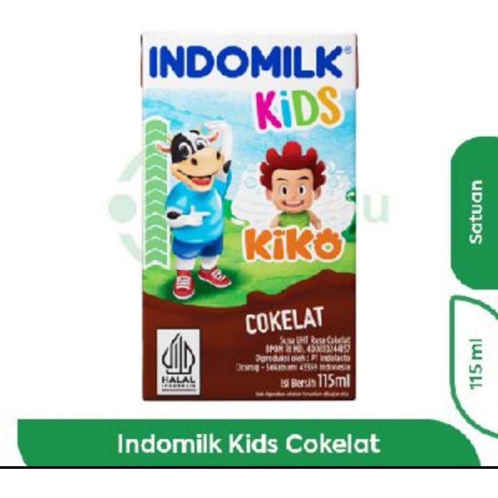 

INDOMILK KIDS SUSU UHT CHOCOLATE 115ml ( 1 DUS)
