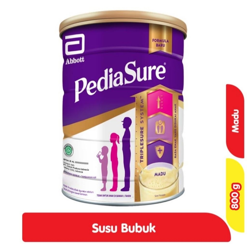 

Pediasure Triplesure Susu Pertumbuhan Anak Rasa Madu 800G