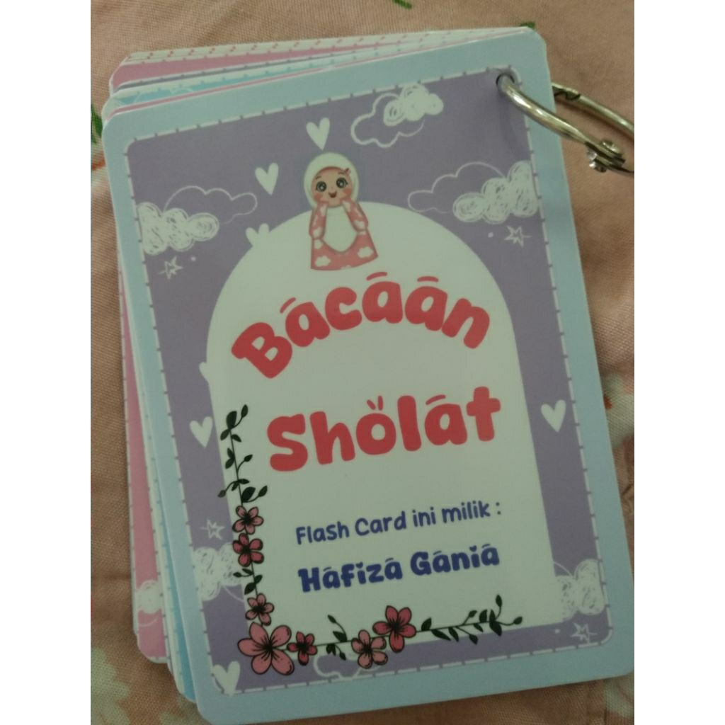 Flashcard Bacaan Sholat Flashcard edukasi