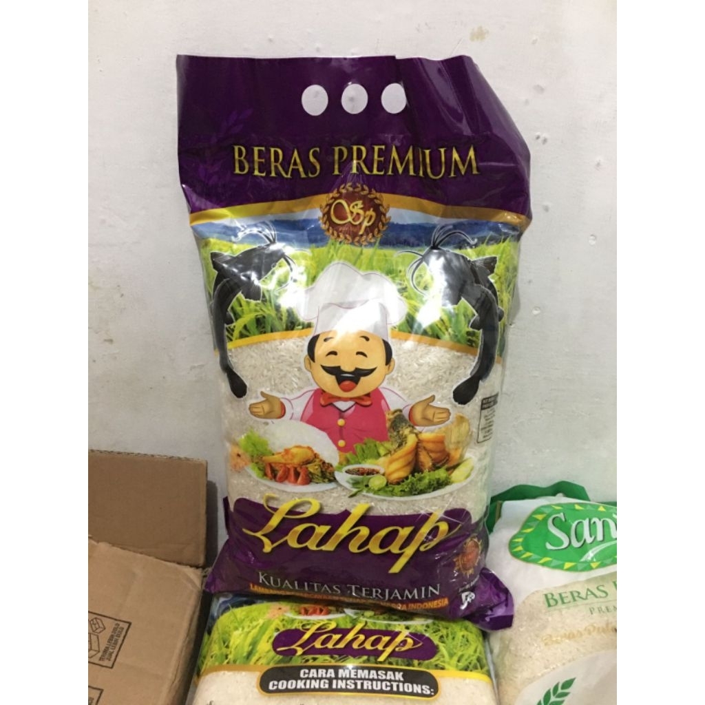 

Beras Lahap Lele 5kg 5pack