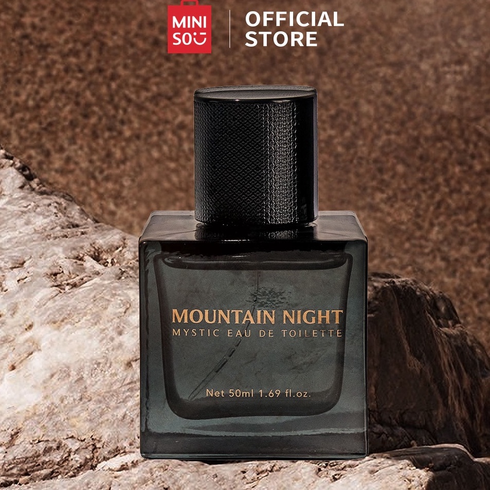 BISA COD  MINISO Perfume Fresh Mystic Eau De Toilette Mountain Night 5ml Parfum Pria