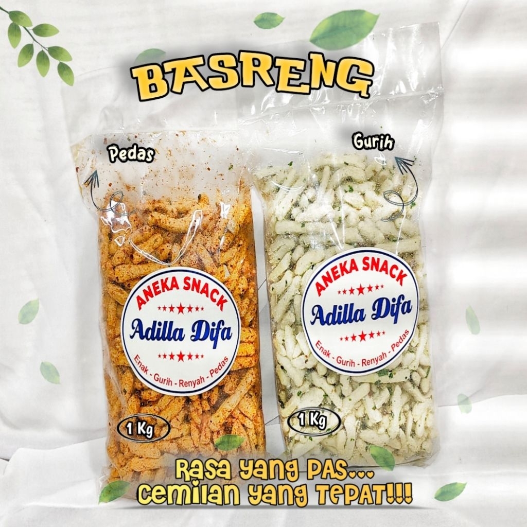 

BASRENG Gurih dan Pedas Ukuran 1 Kg