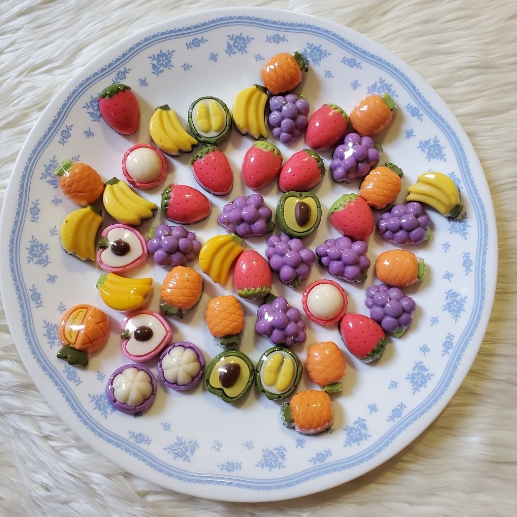 

READY Paket Usaha Cokelat Karakter Buah isi 45pcs ±250gr /Jajanan Viral