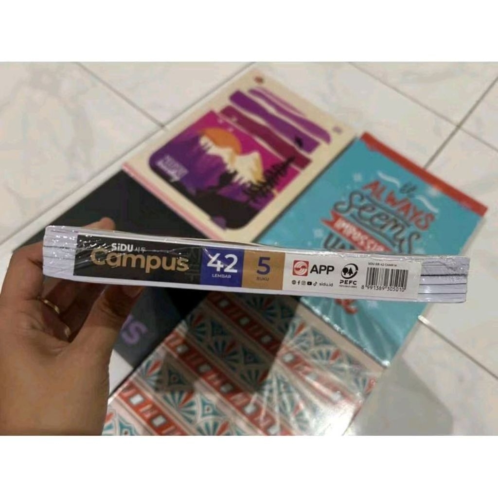 

Buku Sidu Maxi dan Campus isi 42 lembar