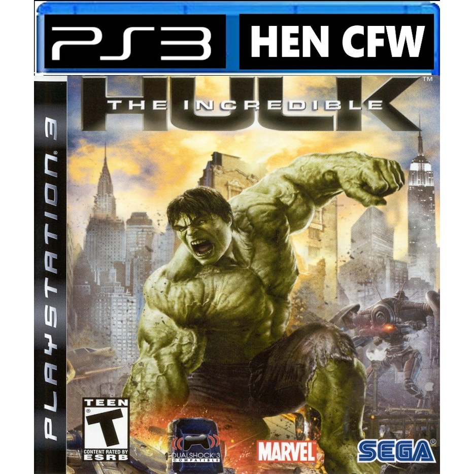 Bd dvd game ps3 the incredible hulk