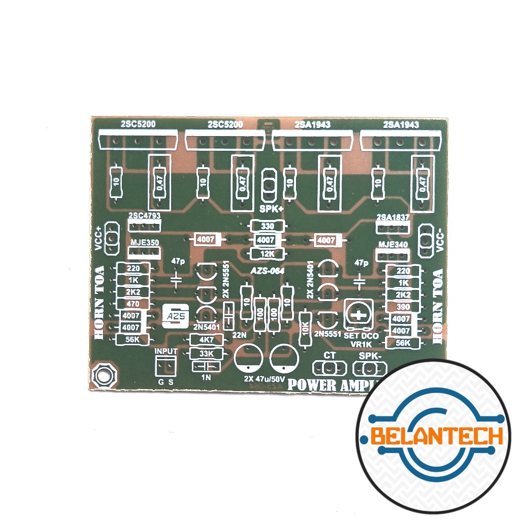 PCB Power Amplifier HORN TOA Power TOA