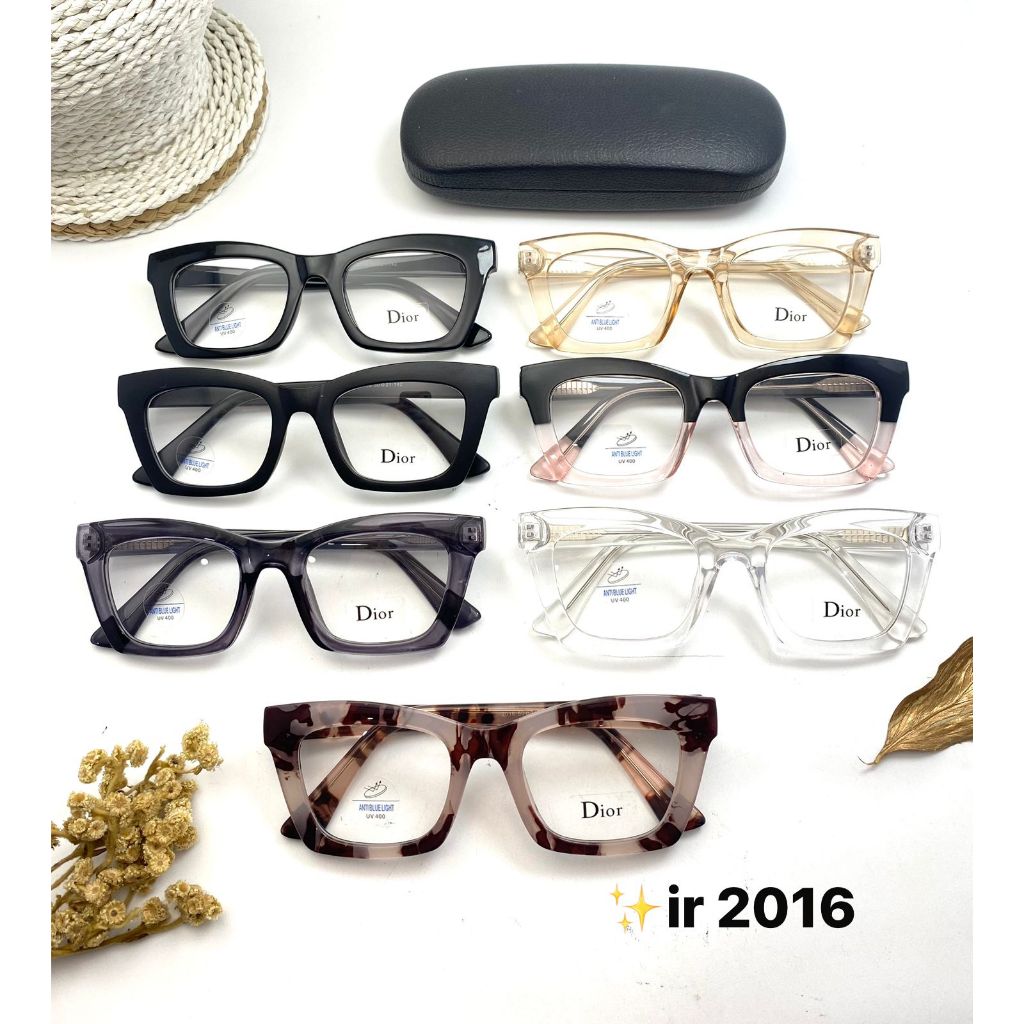 Frame Kacamata DIOR2016 Wanita - Kacamata Photocromic - Antiradiasi - Blueray