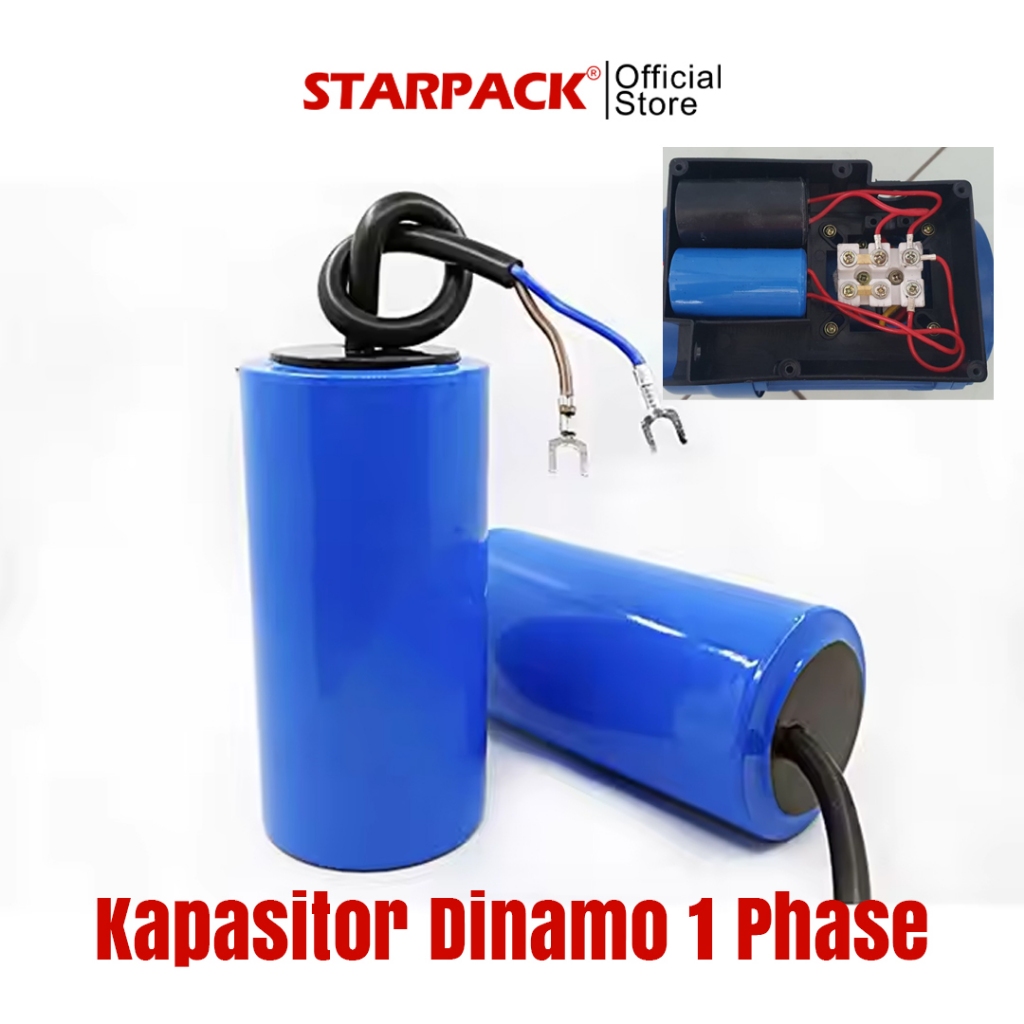 Kapasitor Dinamo / Motor 1 Phase. 150uF, 200uF, 250uF, 300uF, 400uF