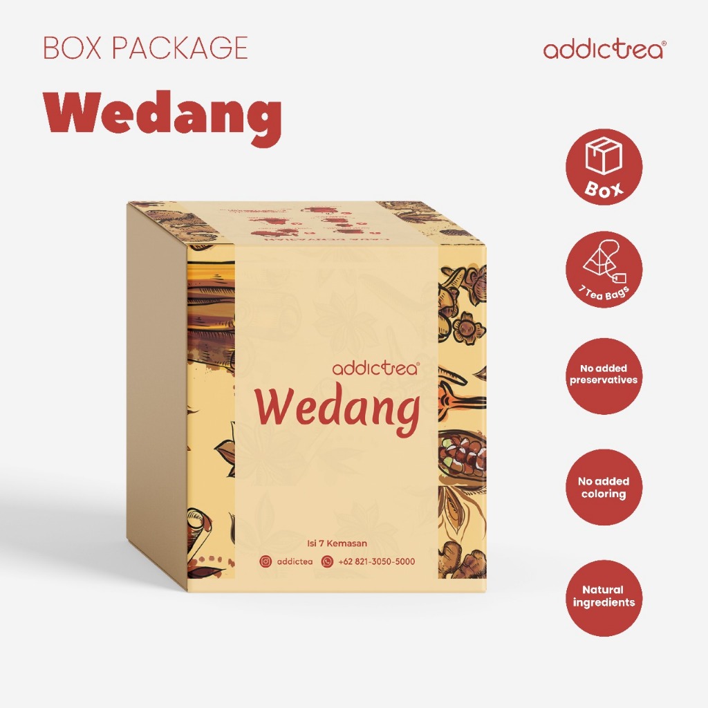 

Addictea Wedang Uwuh Secang Stamina Rosella - Rempah Herbal komplit murah