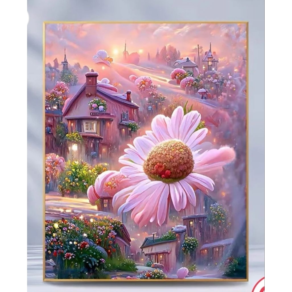

Canvas Paint By Number Kit Digital Oil Painting DIY Lukisan 40 x 50 Seri D