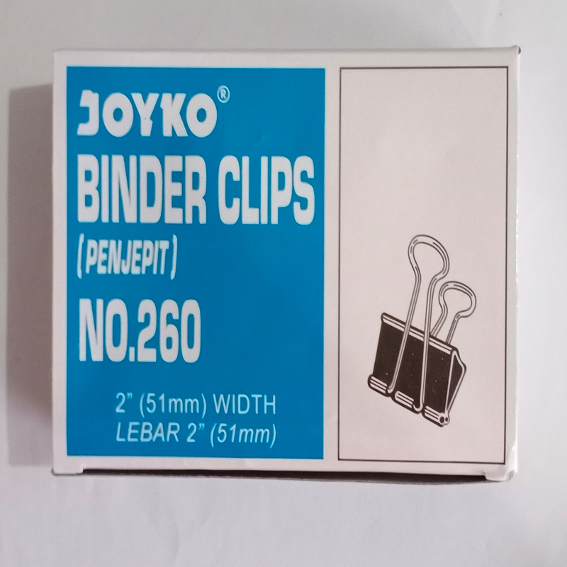 

Binder Clip Joyko 260 / Klip Kertas / Penjepit Kertas