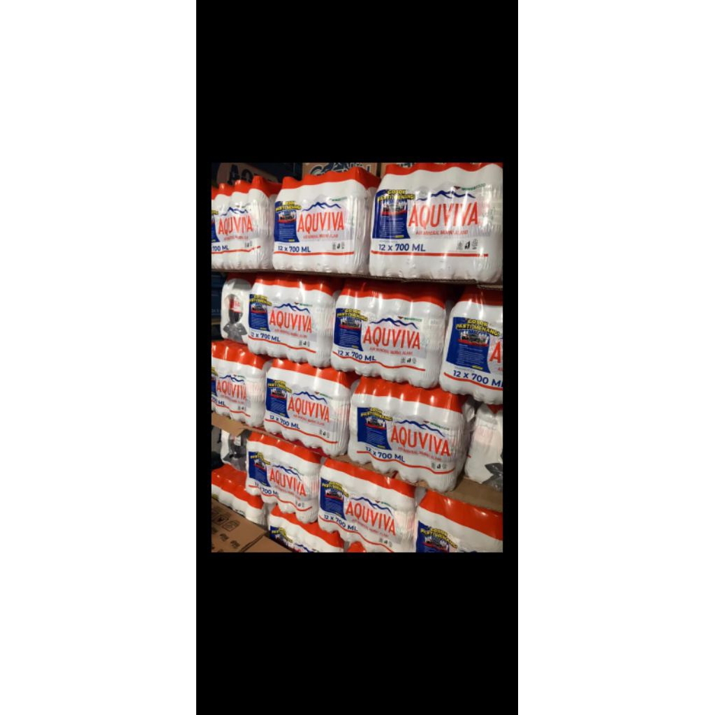 

Aquviva 700 ml 1pack 12 botol