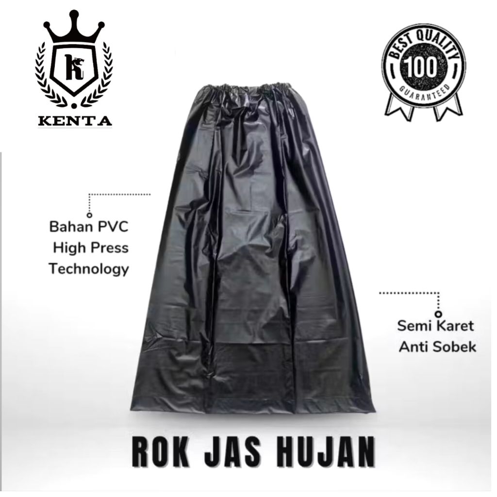 Rok jas hujan perempuan (hanya rok saja) bahan pvc karet ROTEC
