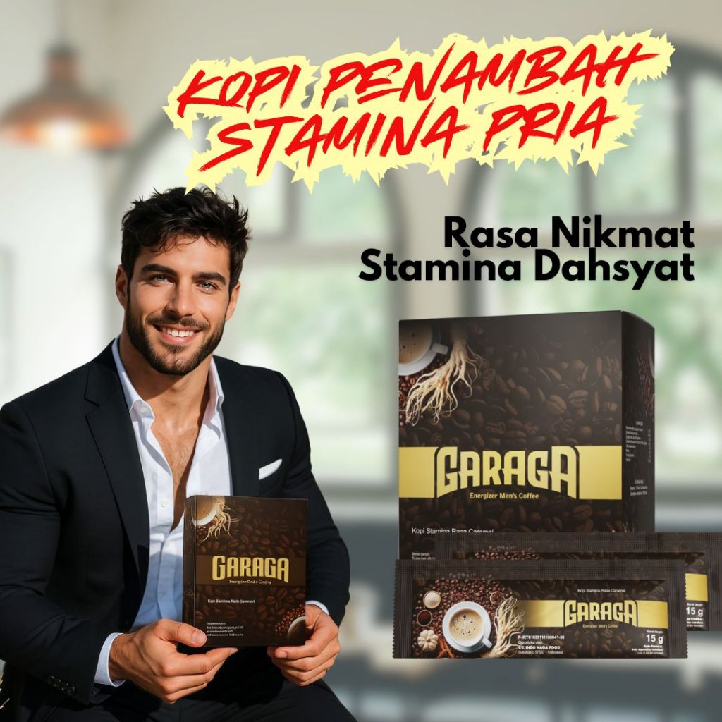 

GARAGA Kopi Ginseng Kopi Stamina Kemasan 1 Sachet