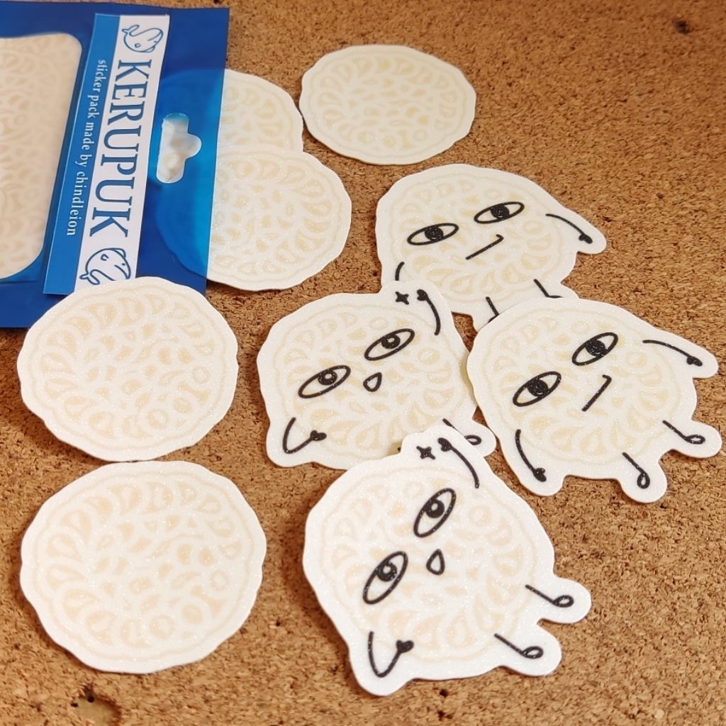 

Kerupuk Sticker Pack [orimerch by chindleion]
