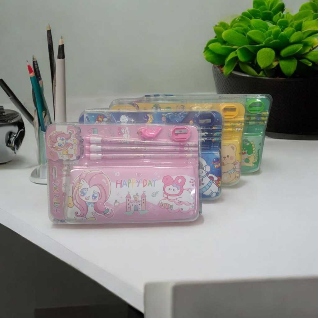

ALAT TULIS SET TEMPAT PENSIL SET STUDY SET ANAK KARAKTER LUCU KODE 507