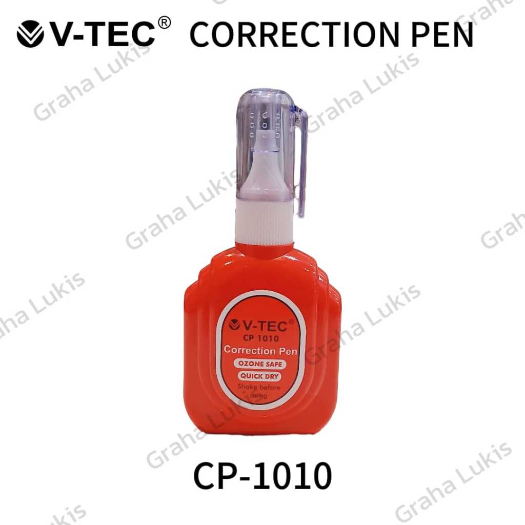 

V-TEC CORRECTION PEN | Tipe-X Cair Ukuran 10ml