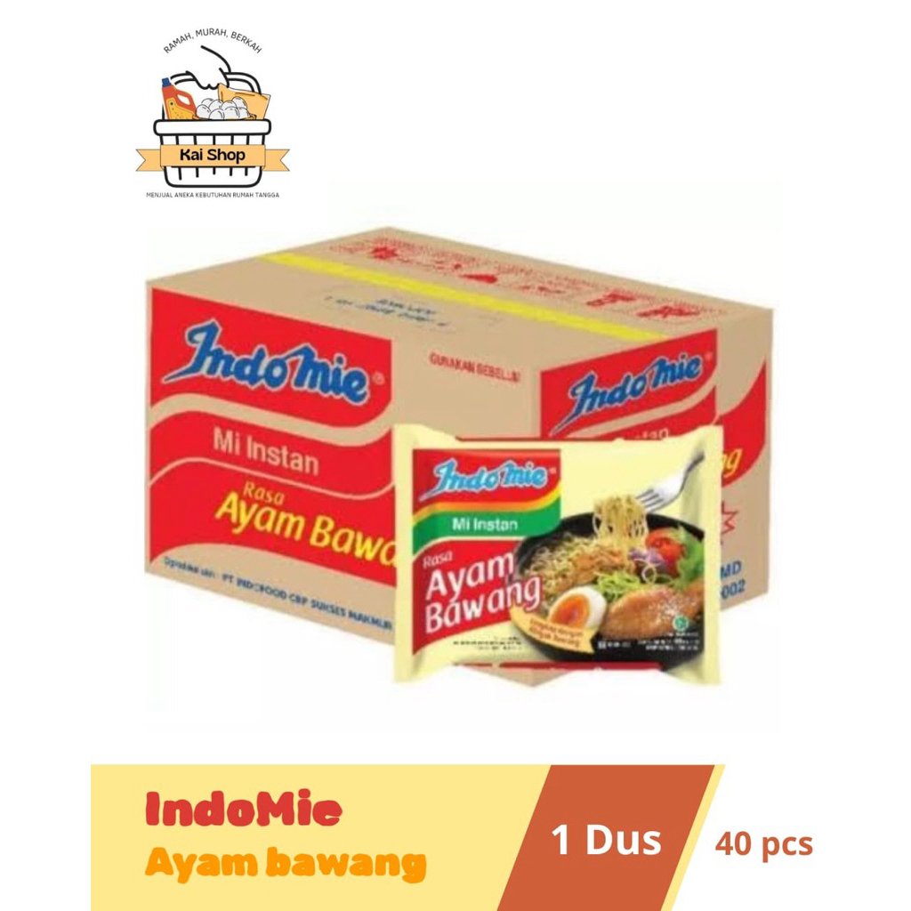 

1 DUS (40 PCS) INDOMIE AYAM BAWANG