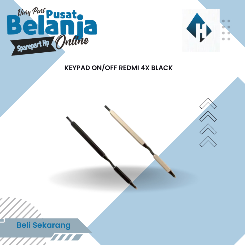 TOMBOL LUAR KEYPAD ON/OFF REDMI 4X BLACK TOMBOL ON OFF REDMI 4X