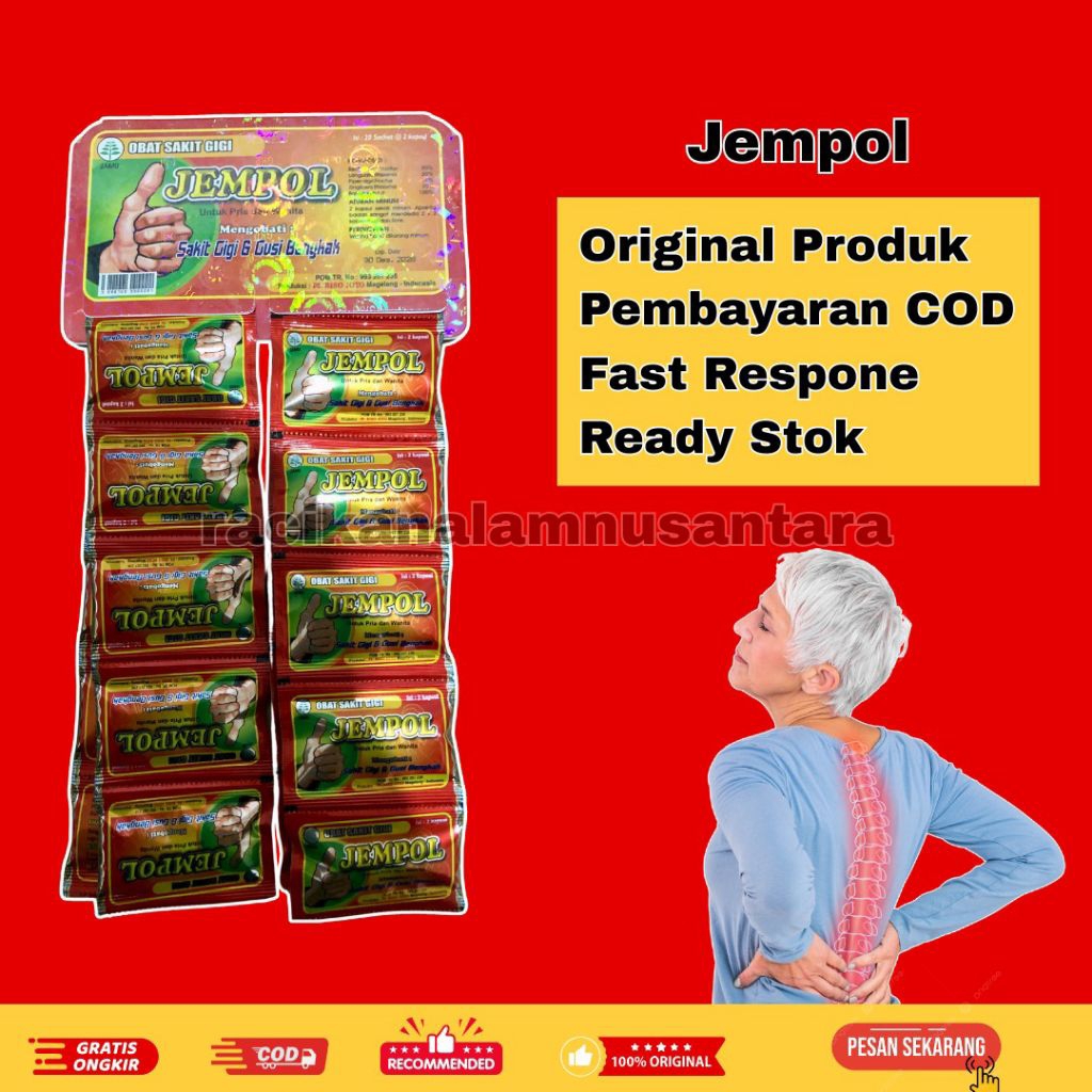 

kapsul sakit gigi - gusi bengkak cap jempol original