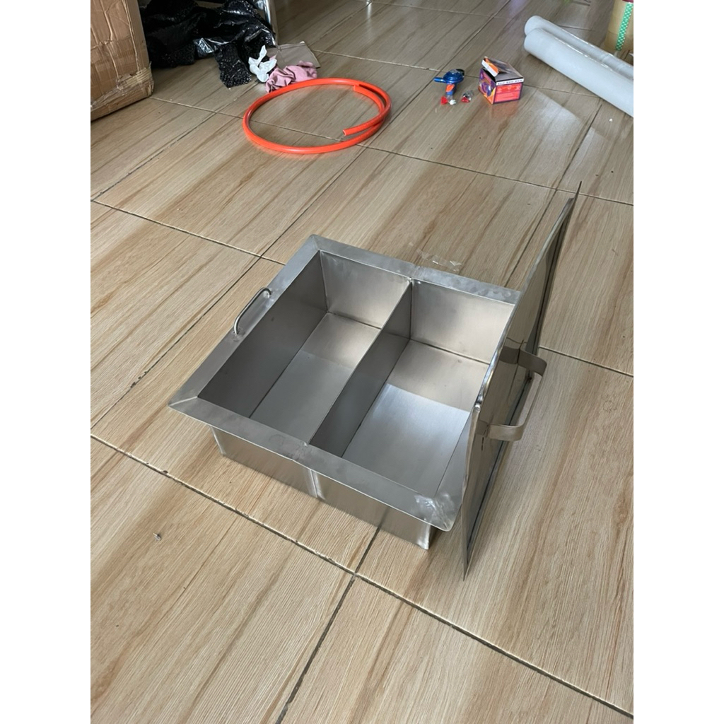 PANCI ODENG,PANCI KOTAK SETAINLES SEKAT 2 KUAH TERPISAH