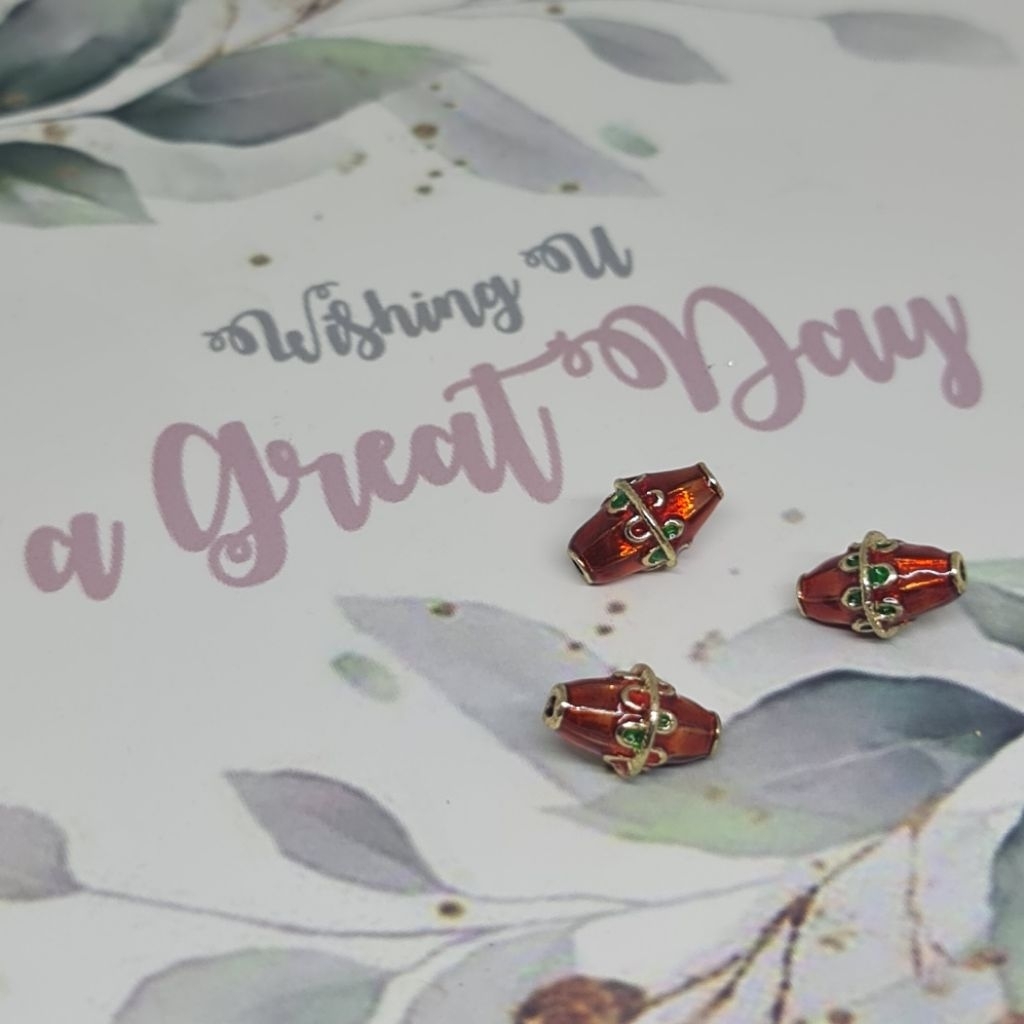 Tibetan Beads/manik nepal/tibetan/manik ethnic/spacer/ pembatas gelang/bahan kalung