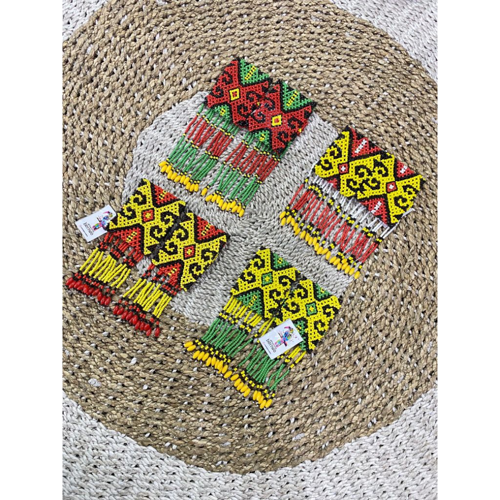 GELANG RUMBAI MANIK // AKESESORIS GELANG DAYAK // AKSESORIES TARI DAYAK // GELANG RUMBAI MANIK // GE
