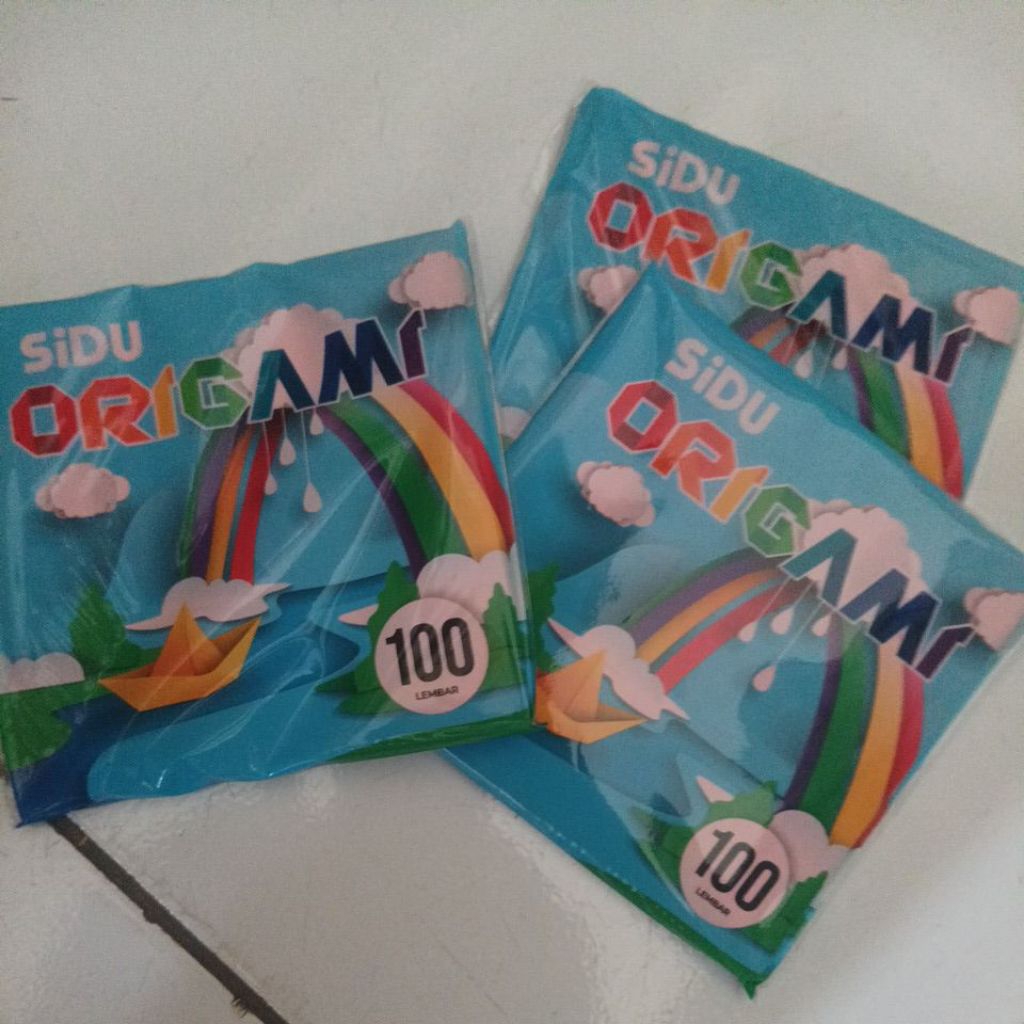 

kertas lipat origami 12x12. sidu.