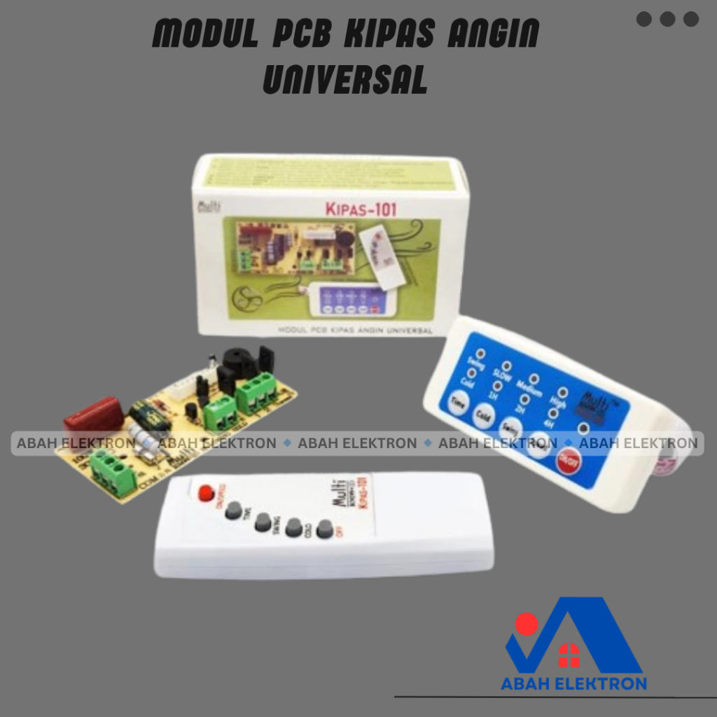 KIPAS-101 Modul Pcb Universal / Remote Pcb kipas angin - modul pcb remote kipas angin universal berk
