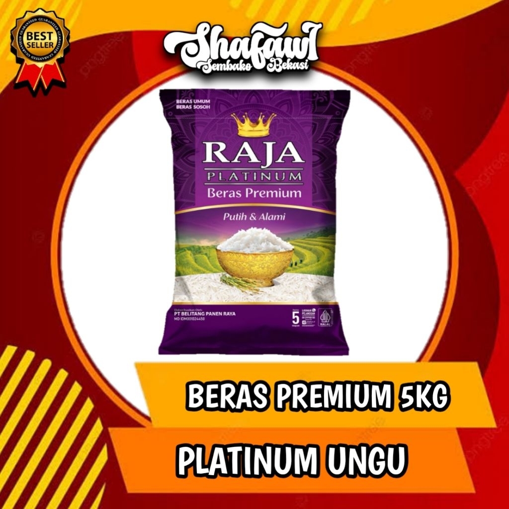 

(SSID) PROMO BERAS 5KG PLATINUM UNGU PREMIUM