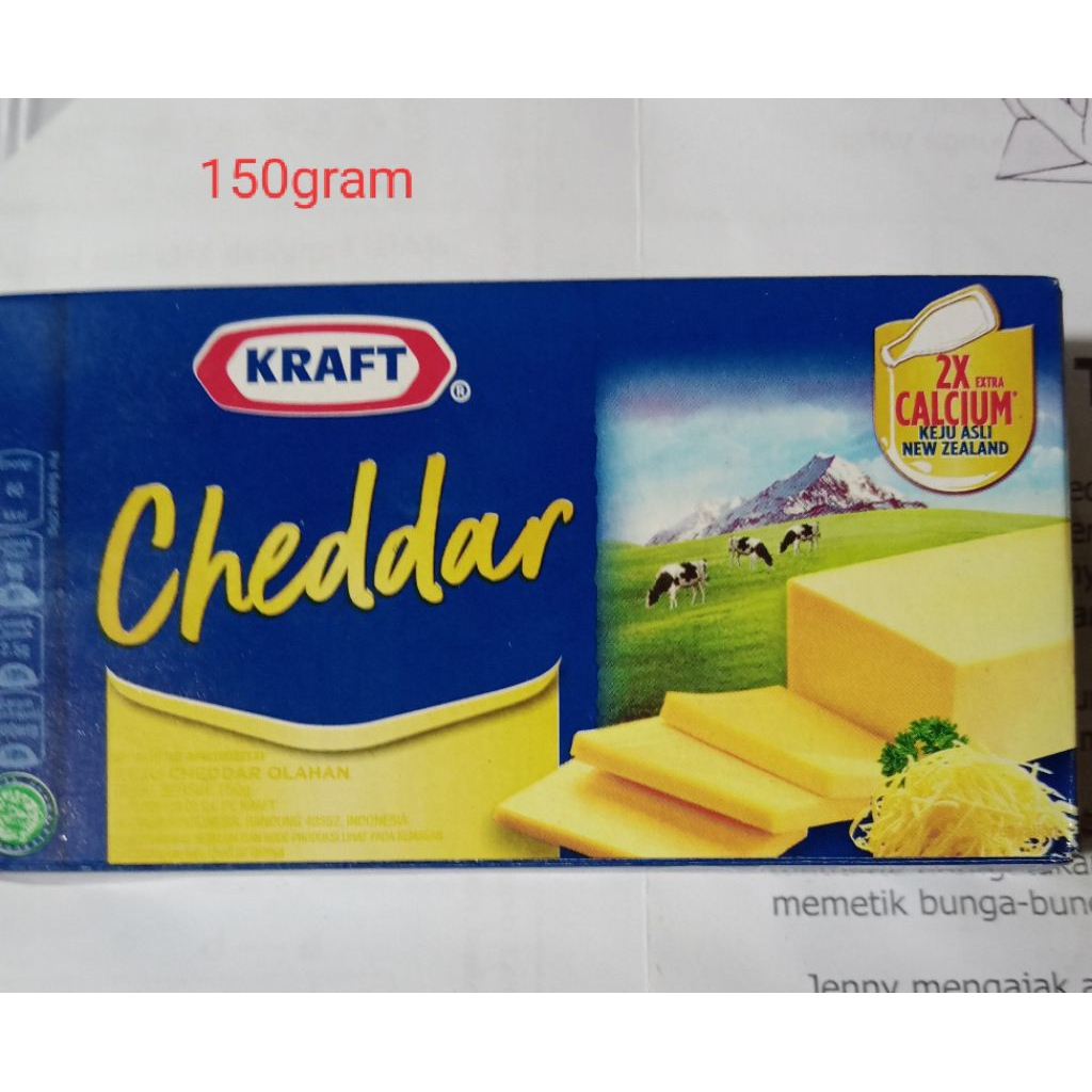 

Keju Kraft Cheddar (150gr)