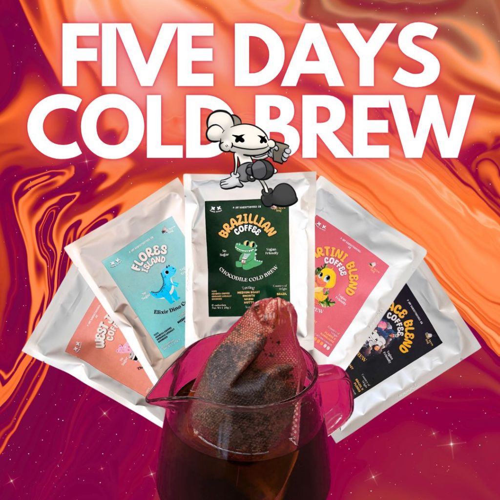 

Five Days Cold Brew Instant Filter Coffee By Black Potion Roastery
