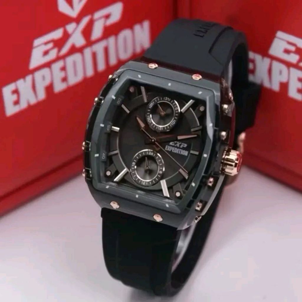 [  DUNIA ARLOJI PONTIANAK ] Jam Tangan Expedition Original Seri E 6814 Jam Tangan Sport Wanita Origi