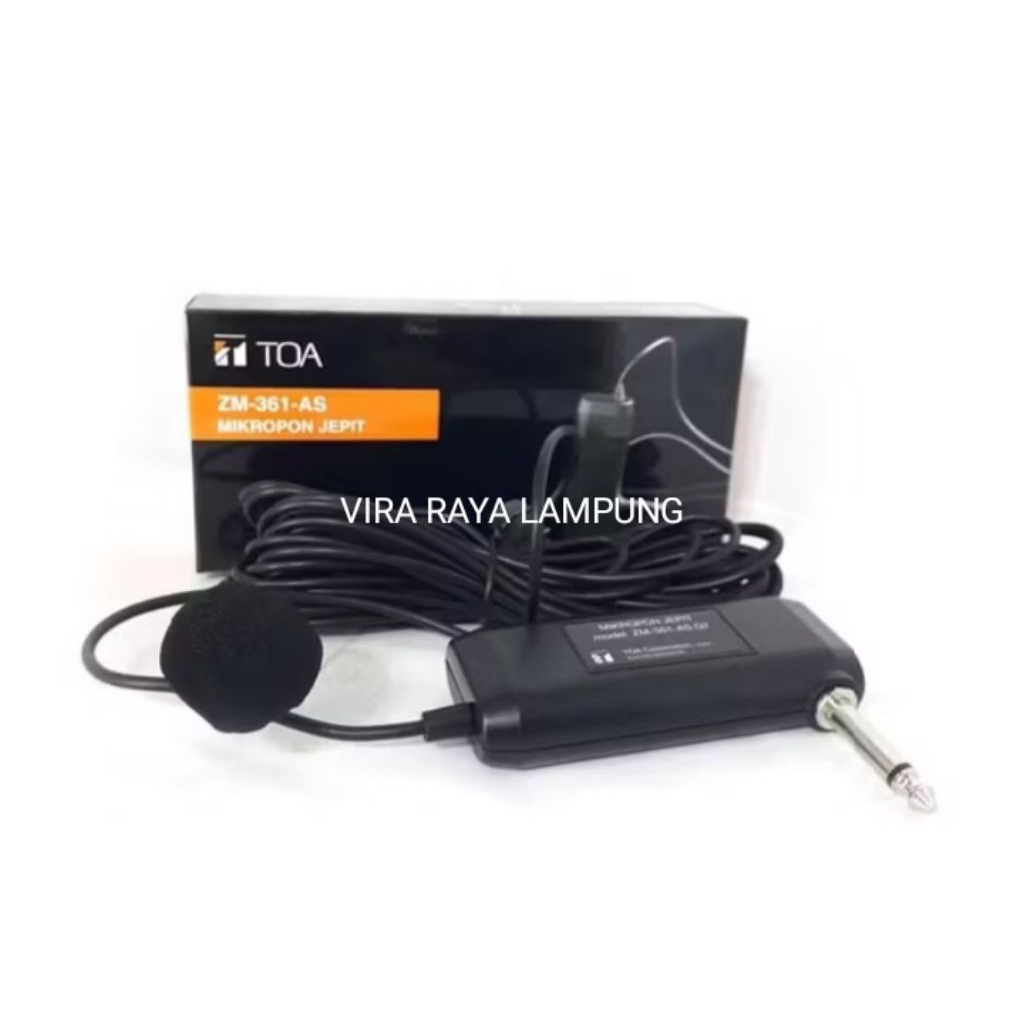 VIRA RAYA LAMPUNG-TOA ZM 361 AS MIC KLIP ON MIC JEPIT MIC IMAM MASJID