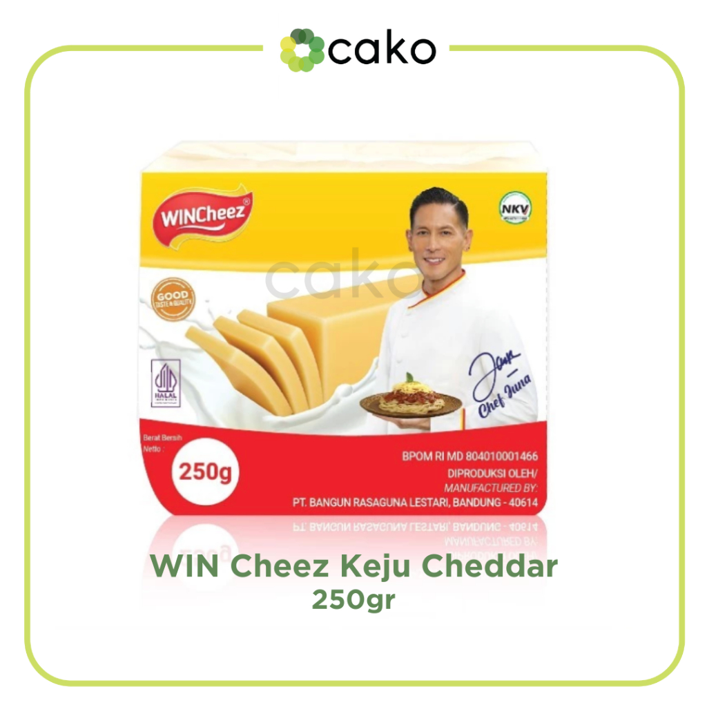 

Keju WinCheez Cheddar 250gr